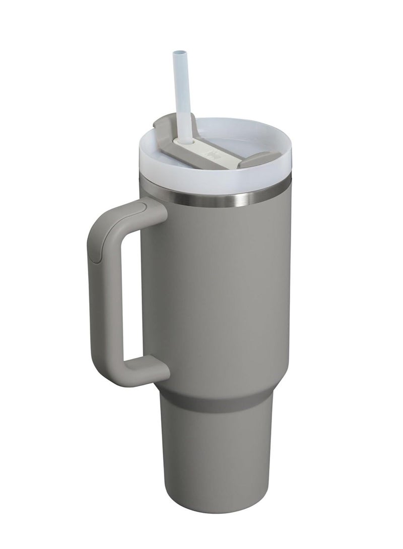 Stanley Travel Mug | Keeps cold drinks fresh for 11 hours – Keeps iced drinks fresh for 48 hours – Stainless steel travel mug with straw, handle, and lid – Dishwasher-safe travel mug - Image 3