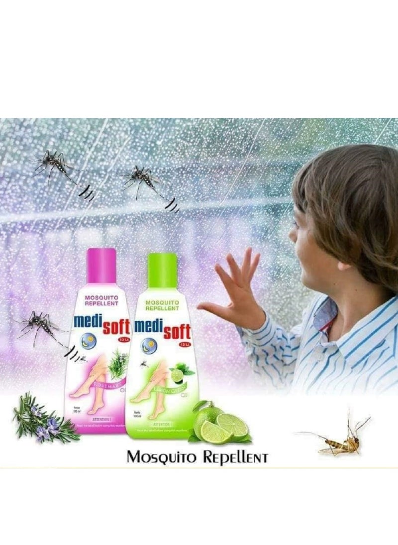 Medisoft - Mosquito Repellent Lotion Cream Scented With Rosemary Oil Pinch Protection100ml - Image 1