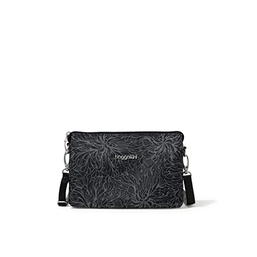 Baggallini The Only Mini Bag - 8.25"x 5.5" Lightweight Small Wristlet Crossbody Bag - Image 1