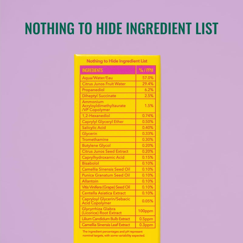 Good Molecules Yuzu Blemish Gel Cream - Lightweight Gel Moisturizer with Salicylic Acid, BHA and Natural Extracts to Target Acne, Even Skin Tone, and Texture - Skin Care for Face - Image 4