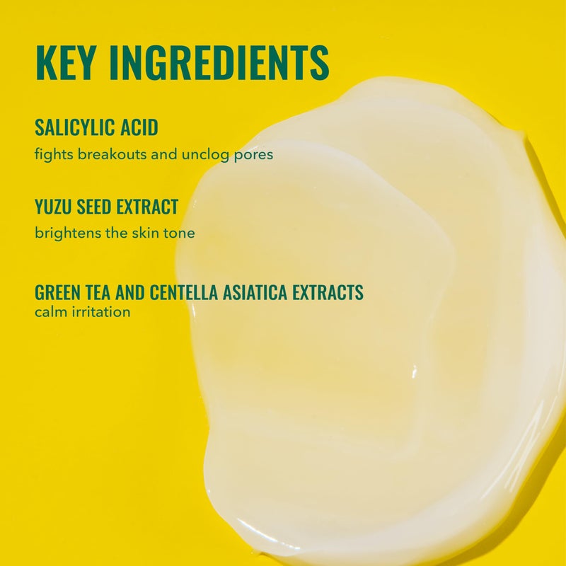 Good Molecules Yuzu Blemish Gel Cream - Lightweight Gel Moisturizer with Salicylic Acid, BHA and Natural Extracts to Target Acne, Even Skin Tone, and Texture - Skin Care for Face - Image 3