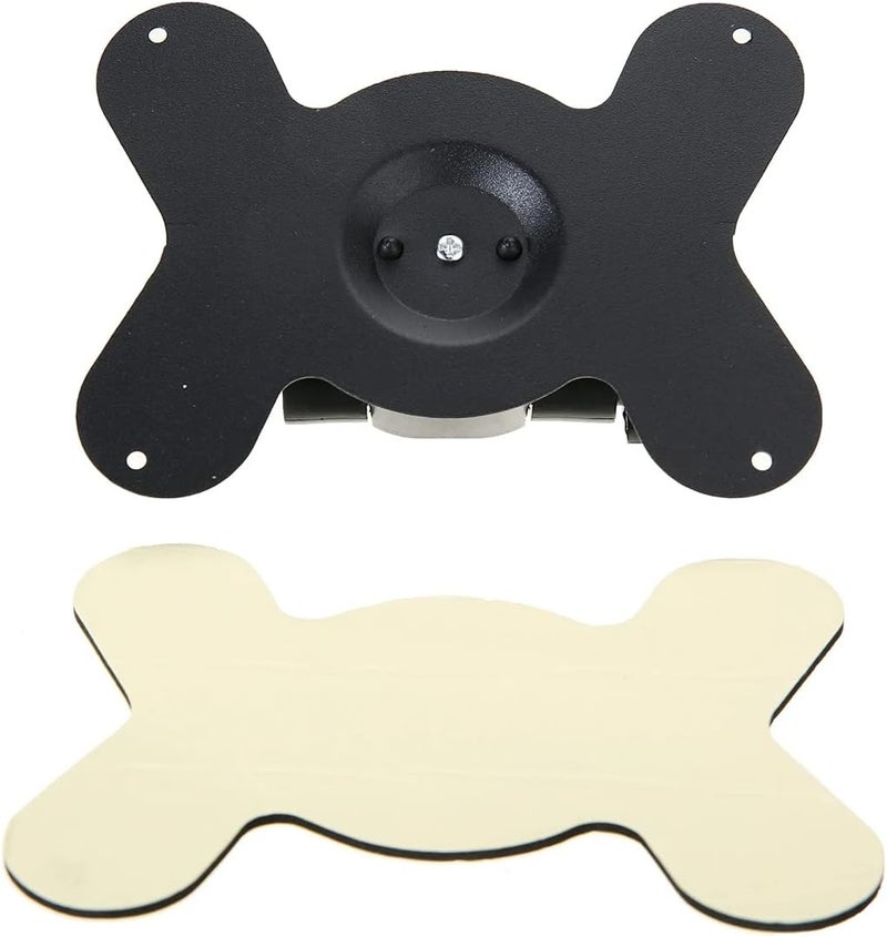 Car Monitor Mount: 2 Pack Black Metal Industrial-Grade Adhesive Dashboard Bracket - Universal Fit For 7–9 Inch Displays, Non-Slip Grip For Rear View Monitor For Car Backup Camera System, DIY Home Inst - Image 4