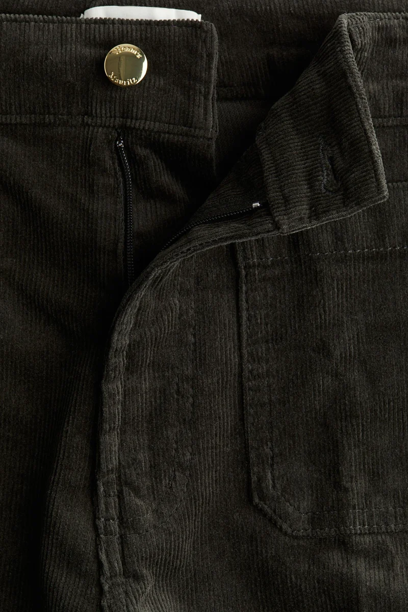 اتش اند ام Flared corduroy trousers