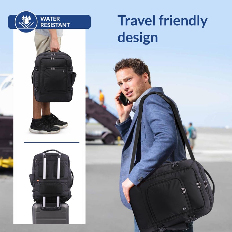 Aerolite AA & Delta Airlines Travel Backpack for Adults - Maximium Size Personal Item Backpack 18Ã¢â‚¬Âx14Ã¢â‚¬Âx9Ã¢â‚¬Â with YKK Zippers | Lightweight & Eco Friendly Shoulder Backpack with USB Charging Port - Image 4