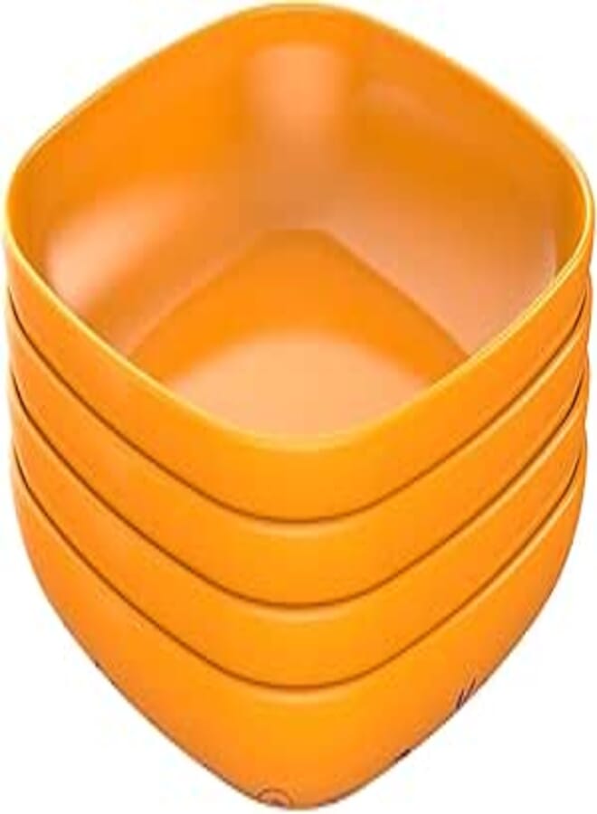 M-Design — Eden™ Deep Plate — 20 cm— Pack of 4 — Orange