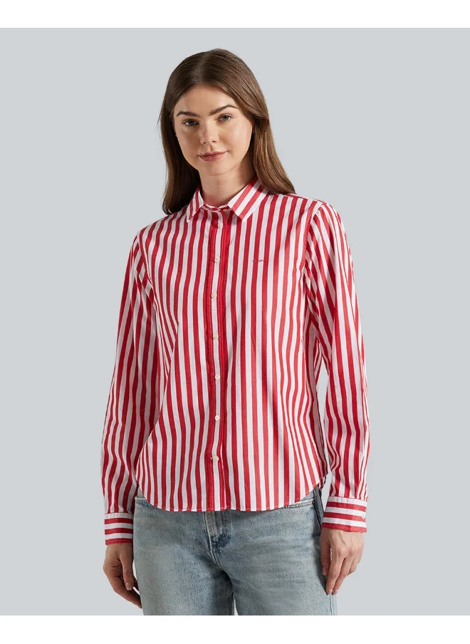 GANT Reg Poplin Wide Striped Shirt