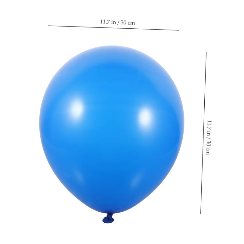 Royal Blue Latex Balloons 50 Pack for Wedding Party Decorations Arch Indoor Outdoor Use - Image 4