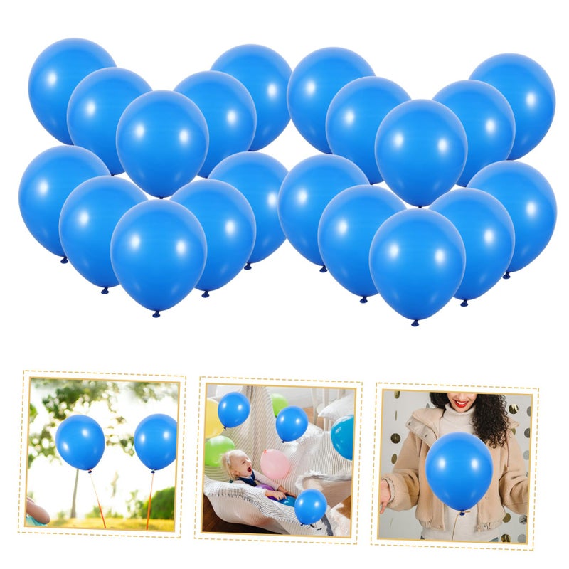 Royal Blue Latex Balloons 50 Pack for Wedding Party Decorations Arch Indoor Outdoor Use - Image 5