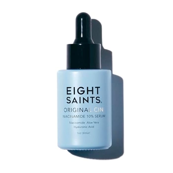 Eight Saints Original Cin, 10% Niacinamide Serum For Face Anti Aging, Natural and Organic, Facial Serum to Reduce Fine Lines, Dark Spots, Large Pores, and Wrinkles, 1oz - Image 1