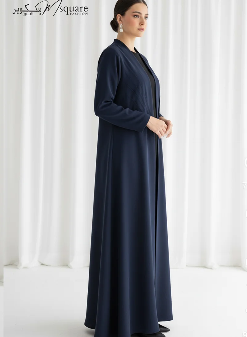 MSquare Fashion  The Sunburst Blue Pleat Abaya for Women | Best Price UAE