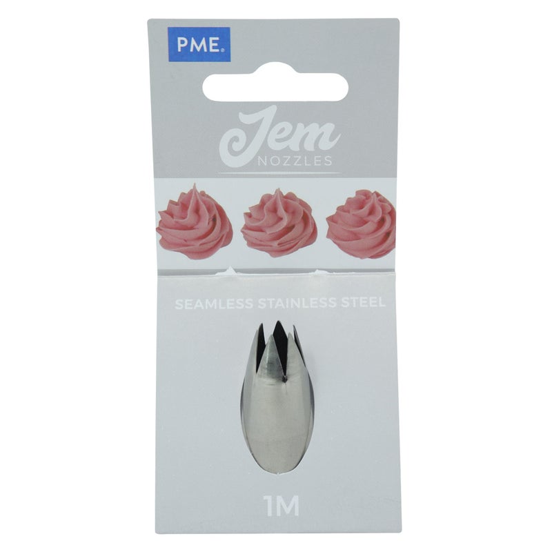 PME فوهة تزيين الكعك جيم صغيرة مفتوحة على شكل نجمة سافوي 1M