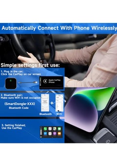 Generic Wireless CarPlay Adapter for iPhone – Stable, Fast for Car Factory Wired to Wireless Carplay Dongle Carplaybox-No Latency for Apple iOS 10+ to Car Screen w/USB C, A (Space Gray)  - Image 4