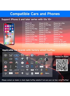 Generic Wireless CarPlay Adapter for iPhone – Stable, Fast for Car Factory Wired to Wireless Carplay Dongle Carplaybox-No Latency for Apple iOS 10+ to Car Screen w/USB C, A (Space Gray)  - Image 5