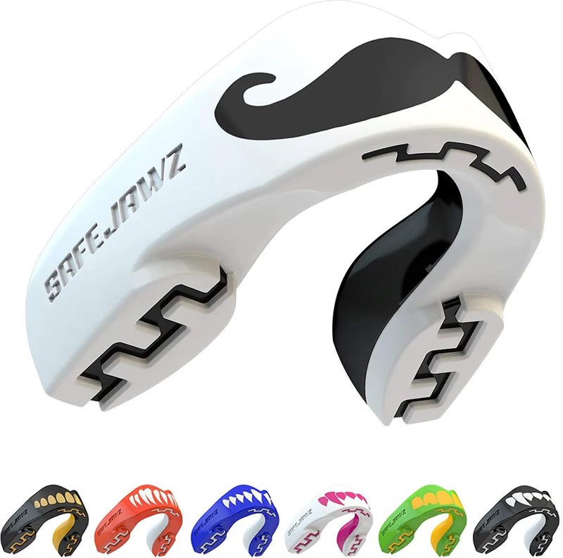 Safejawz Sports Mouthguard  Dual Layer Premium Mouth Guard With Case For Basketball  Lacrosse  Football  Martial Arts  Hockey  Wrestling  Ice Hockey And All Contact Sports - Image 1