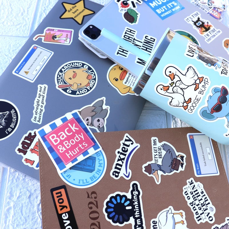 Debinolo 300 Pcs Funny Gift Stickers for Adults (Dirty) Meme Water Bottles Prank Pack Waterproof Cool Sticker for Laptop, Hard Hats, Sarcastic, Vinyl Decals Hilarious Gift - Image 5