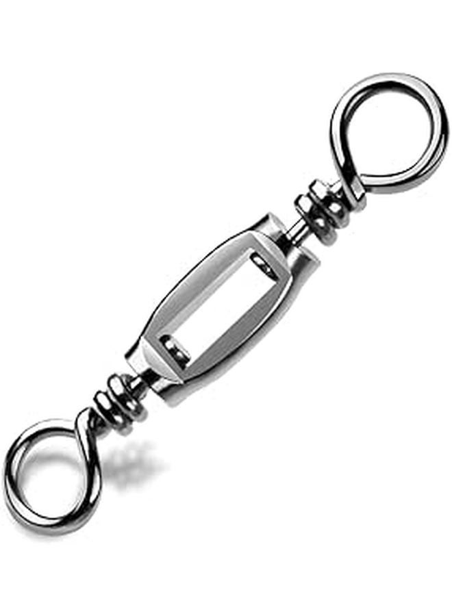 Heavy Duty Stainless Steel Saltwater Fishing Swivels Terminal Connector Tackle Size 4 15Pcs - Image 1