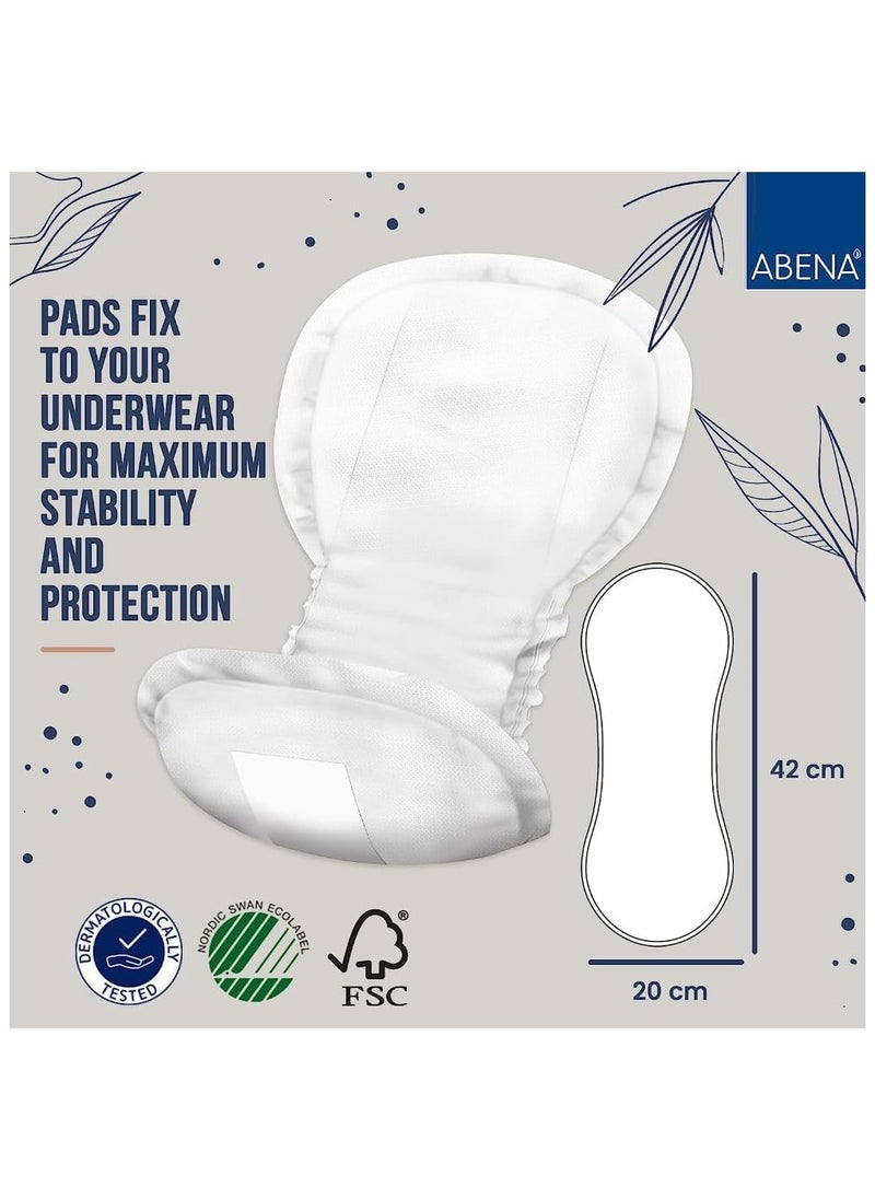 Abena - (Pack of 2) New Mom Maternity Pads for Women - 15 Count, Super Absorption, Soft Disposable Pads for After-Delivery Incontinence - Image 1