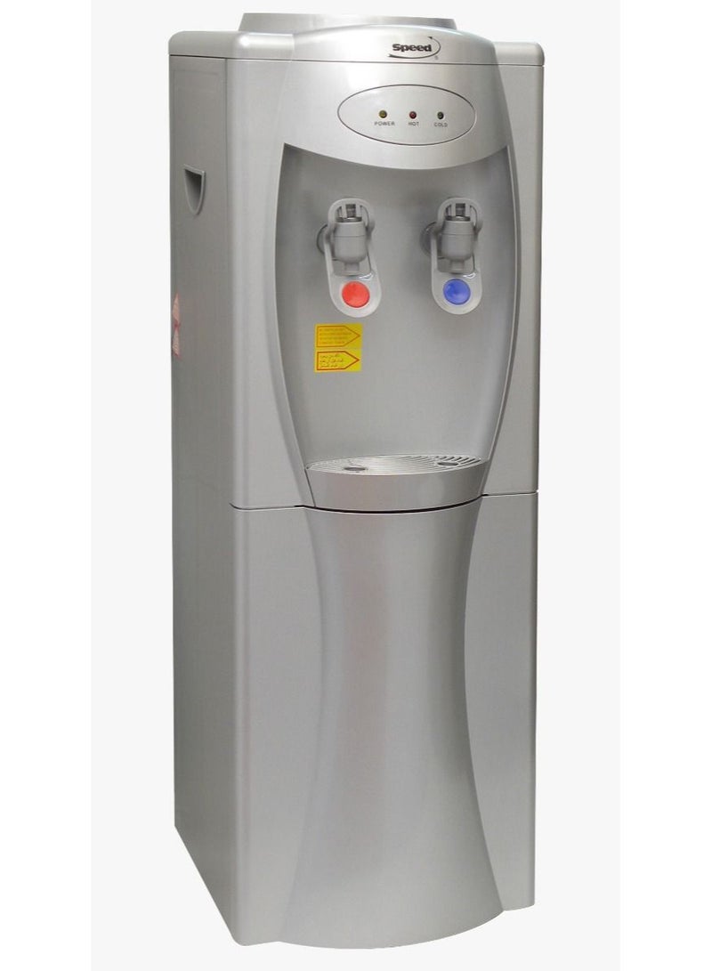 Speed Water dispenser  Free Standing Hot and Cold, 2 Taps , Sliver Color SP-33S - Image 1