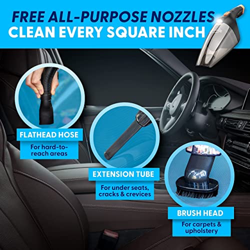 Power Practical ThisWorx Car Vacuum Cleaner 2.0 - Portable Handheld Mini Vacuum Cleaner W/ 16ft Cord, Bag, & Attachments - Small Vacuum for Car, RV, Boats, Travel - Image 4
