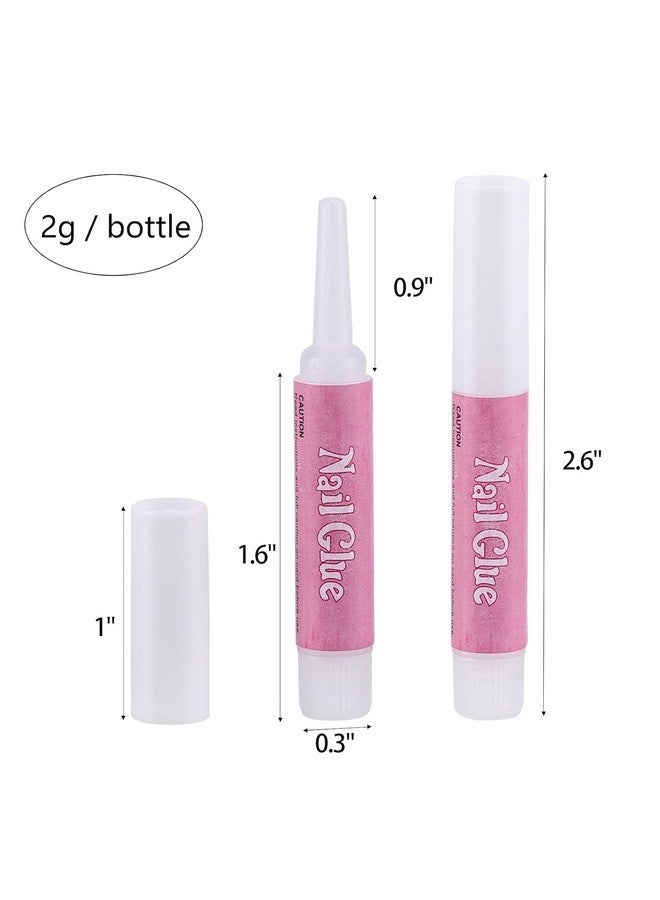 Keli Nail Glue for Long Lasting Professional Acrylic Nails Adhesive Nail Glue for False Nail Tips 0.07OZ/PCS(10PCS) - Image 3