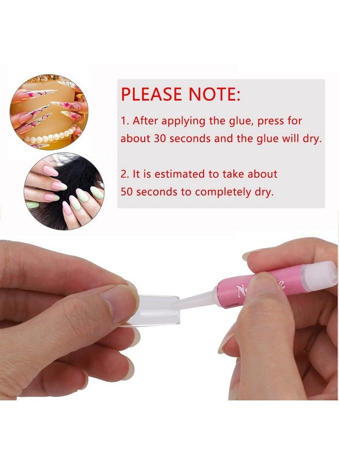 Keli Nail Glue for Long Lasting Professional Acrylic Nails Adhesive Nail Glue for False Nail Tips 0.07OZ/PCS(10PCS) - Image 4