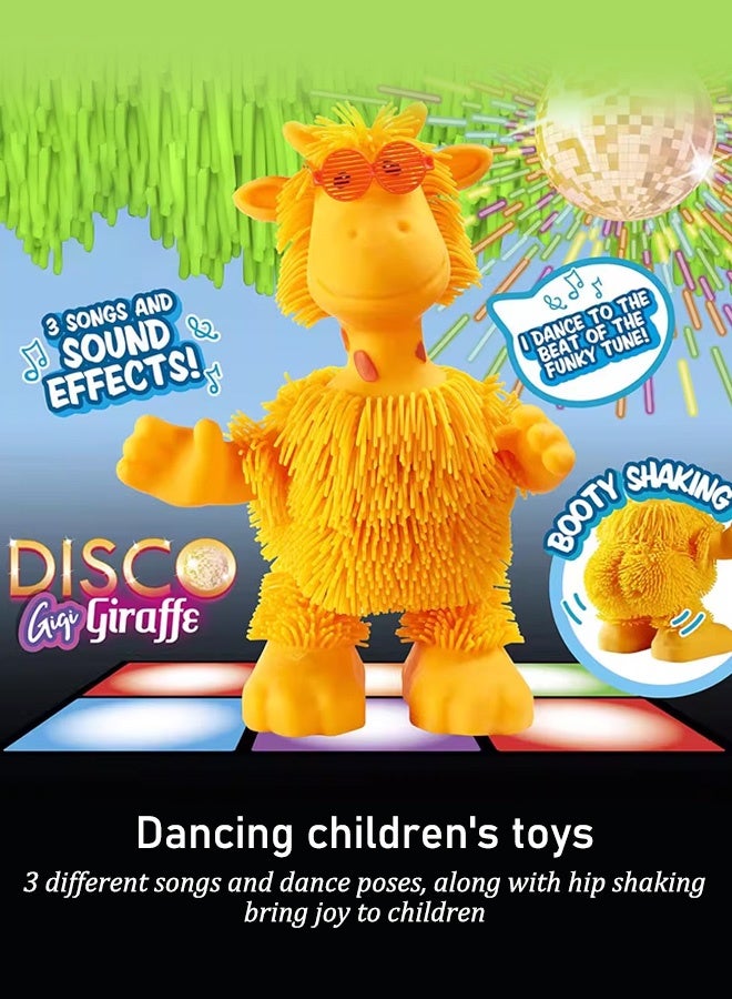 Swinging Giraffe，Toys, children's toys, children's gifts，Luminous toys, squeezing toys - Image 3