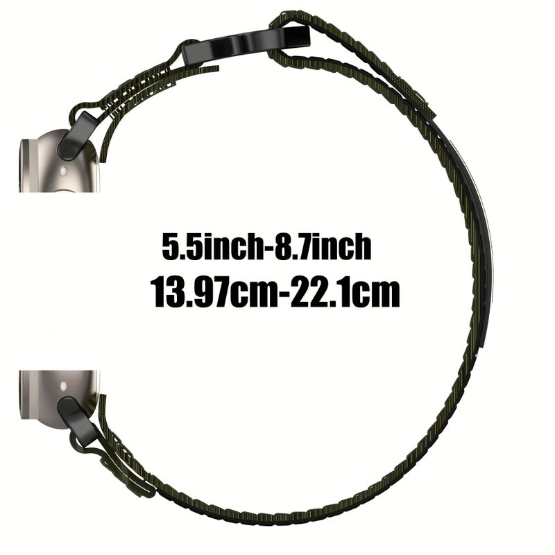 Grey 20mm Quick Release Nylon Sports Band for Samsung Galaxy Watch 7 6 5 4 - Image 2