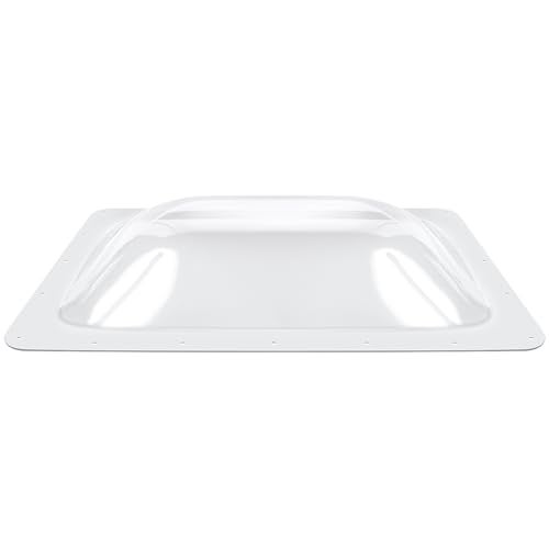 XMK 18" x 26" RV Skylight Replacement Cover for Camper Trailer Motorhome Roof, RV Shower Skylight Cover Outer Dome Fit 14" x 22" Openings, Impact Resistant, Clear - Image 4
