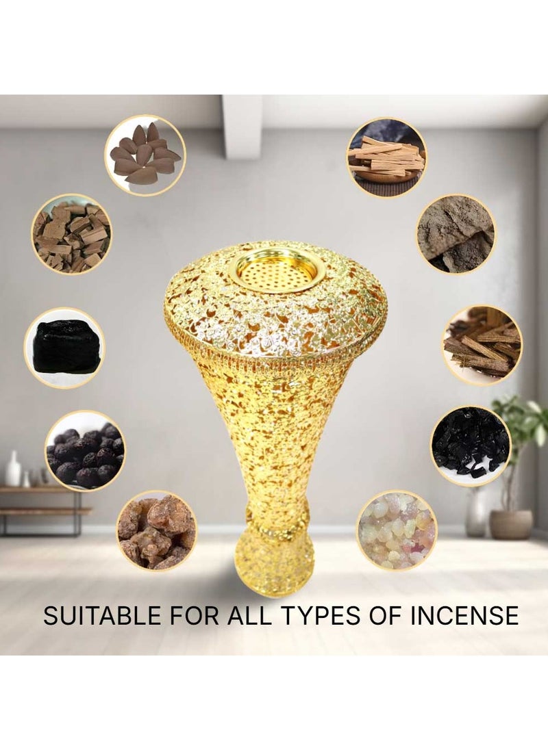 Bakhoor BoSidin High Quality Large Oud Burner 100 cm Tall Incense Mabkhara for Home Fragrance and Decore  - Image 4