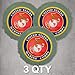 Havercamp US Marines Official Seal Balloons 3 Pcs 3 Mylar Balloons featuring the Marines Emblem Great for your Marines Birthday Homecoming Graduation More by Havercamp - Image 4
