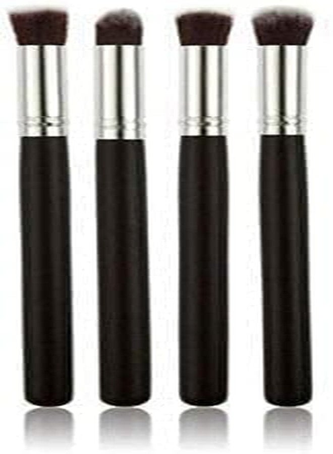 LOVHIDE 4 pcs Pro Tool Eye Shadow Foundation Makeup Blending Brush - Image 2