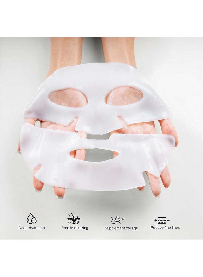 VPGS Bio-Collagen Real Deep Mask, Hydrating Overnight Hydrogel Mask, Pore Minimizing, Elasticity Improvement(3 PCS) - Image 3
