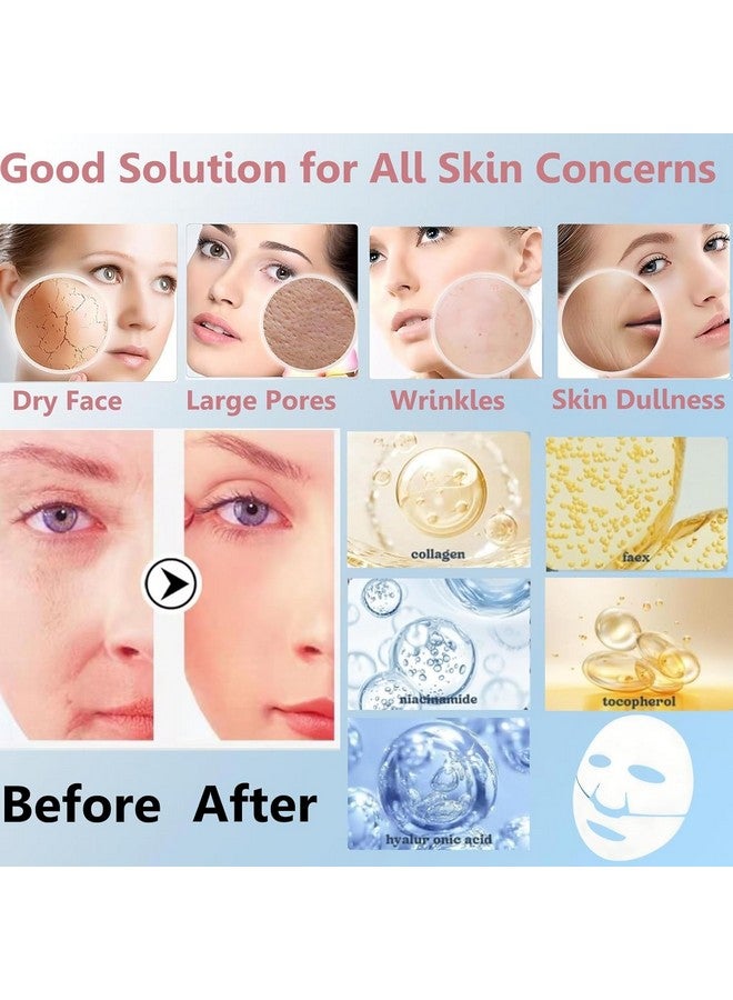 VPGS Bio-Collagen Real Deep Mask, Hydrating Overnight Hydrogel Mask, Pore Minimizing, Elasticity Improvement(3 PCS) - Image 4