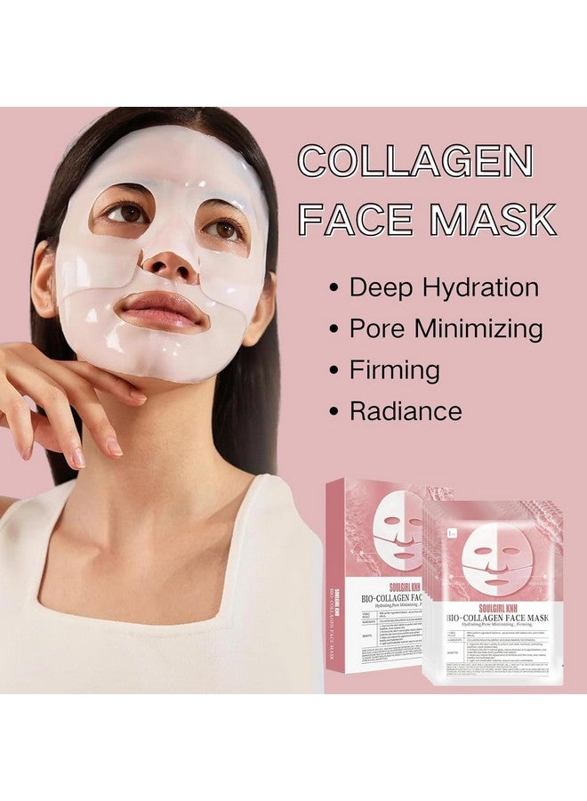 VPGS Bio-Collagen Real Deep Mask, Hydrating Overnight Hydrogel Mask, Pore Minimizing, Elasticity Improvement(3 PCS) - Image 2