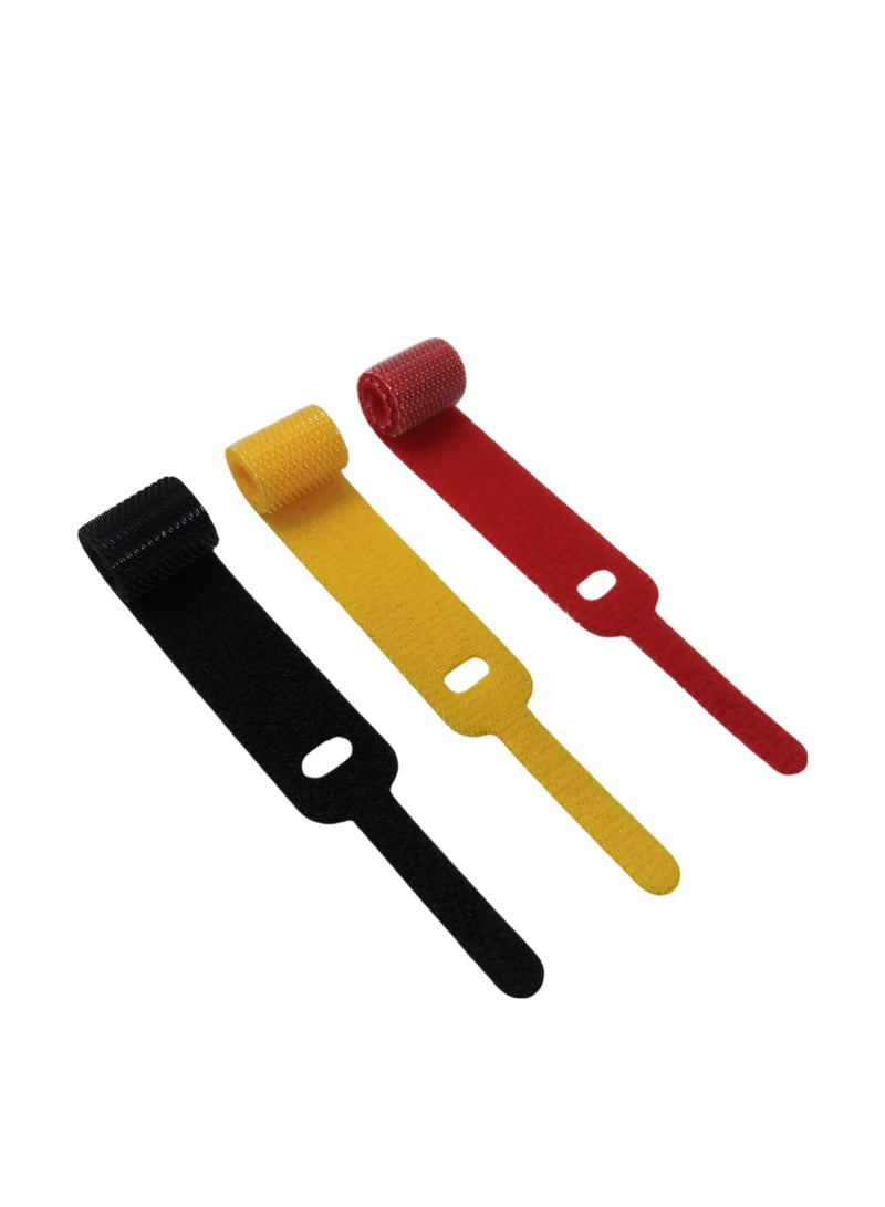 هاي-تيك حامل ومنظم الكابلات، حل إدارة الكابلات للمنزل والمكتب، حامل أسلاك متين وقابل لإعادة الاستخدام - Image 1