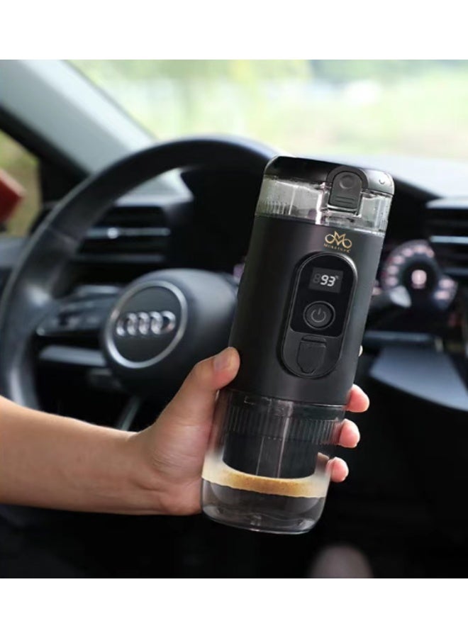 MULLINER Portable 2-in-1 Coffee Maker | 20 Bar Espresso Machine | Works with Ground Coffee & Nespresso Capsules | USB Type-C, Quick Heating, 76°C Brewing - Image 2