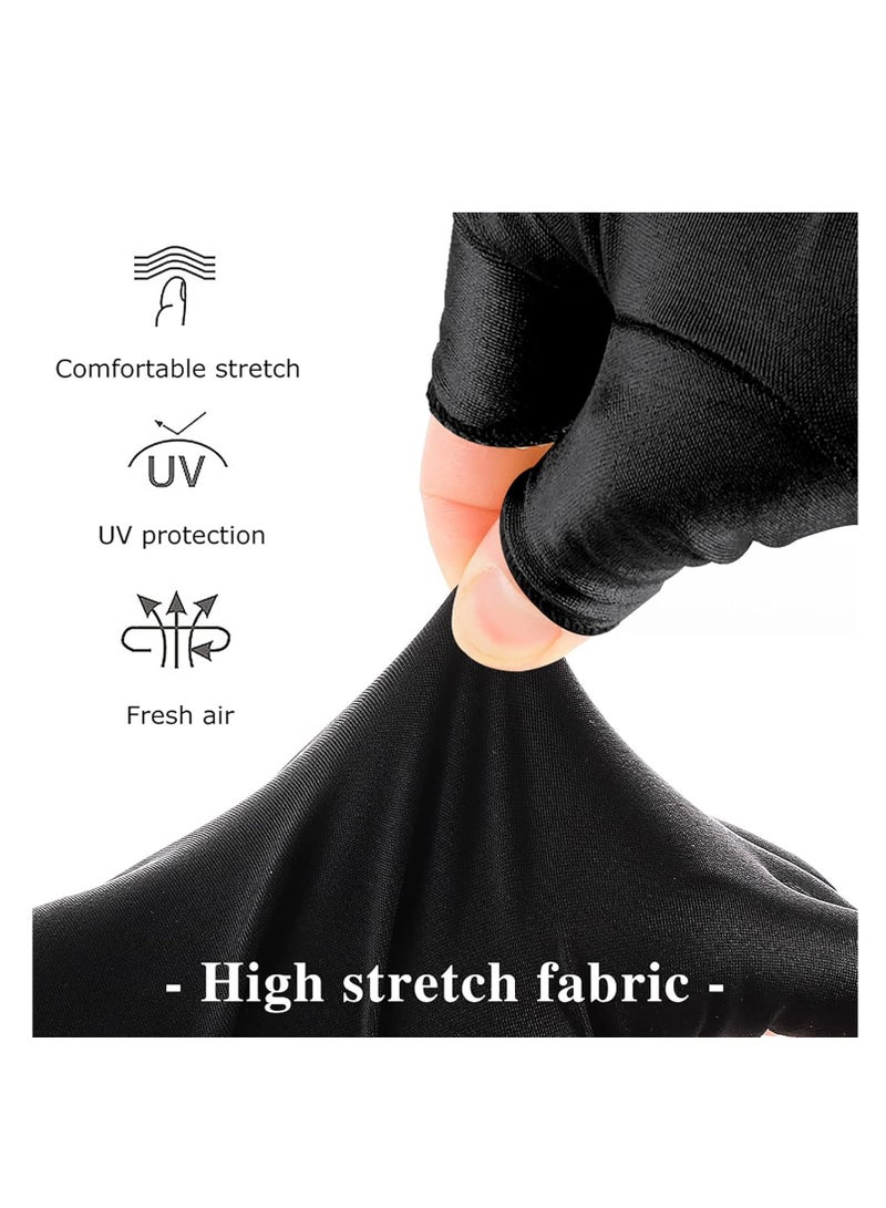 UV Gloves for Gel Manicures UPF50+ Fingerless UV Light Gloves for Gel Nails,UV Nails Gloves Manicure Gloves UV Protection Gloves - Image 5