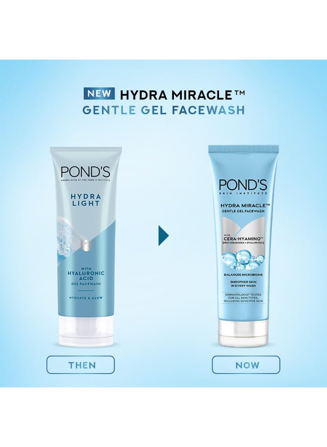 بوندس غسول الوجه الجل اللطيف هيدرا ميراكل ١٠٠ غرام | مع سيرا هيامينو | يوازن ميكروبيوم البشرة | بشرة أنعم في كل غسلة - Image 2