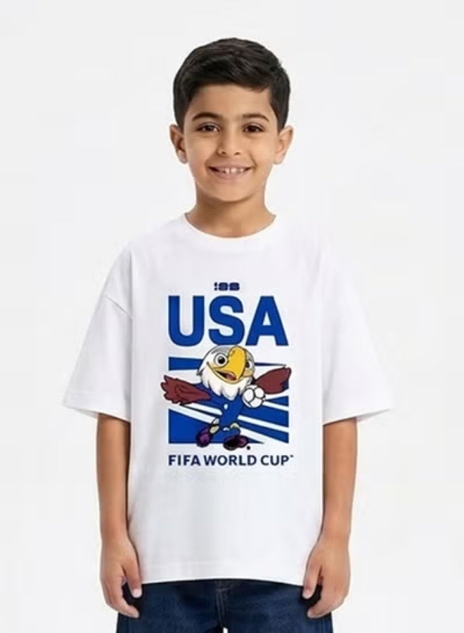 SIRKAR KIDS-OVERSIZED PRINTED T-SHIRTS - Image 1