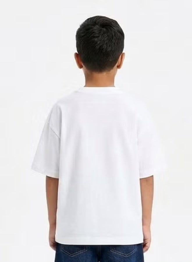 SIRKAR KIDS-OVERSIZED PRINTED T-SHIRTS - Image 2