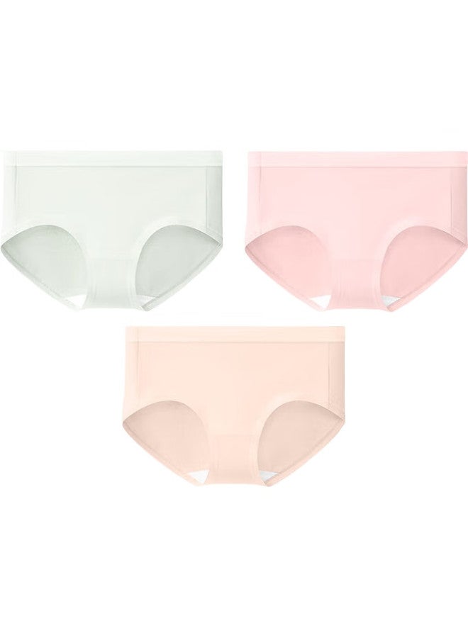 Liberal Women'S Underwear 50S Xinjiang Combed Cotton Breathable Seamless 7A Antibacterial Silk Gusset Triangle Panties For Women - Image 3