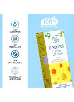 Generic True Skin Luxurious 50+ Spf Cream, 60G, Uva & Uvb Protection, Pa++++  - Image 3