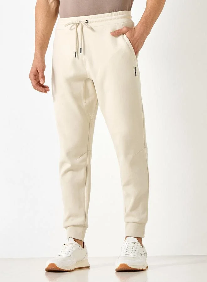 ADOT by Splash Panelled Joggers with Pockets and Drawstring Closure