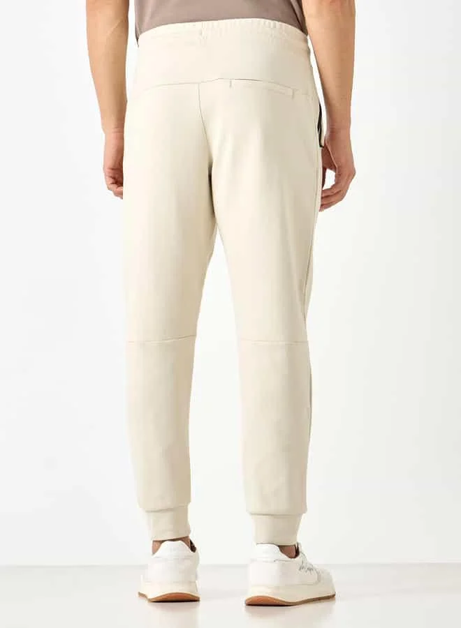 ADOT by Splash Panelled Joggers with Pockets and Drawstring Closure