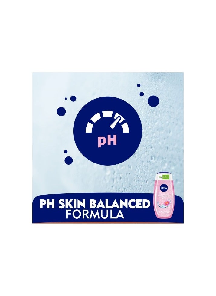 Nivea Fresh Shower Waterlily & Oil Skin Protecting Formula with Vitamins C&E 250ml  - Image 4