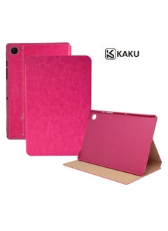 Kaku Protective Leather Flip Cover For Samsung Galaxy Tab A8 Size 10.5 Pink  - Image 5