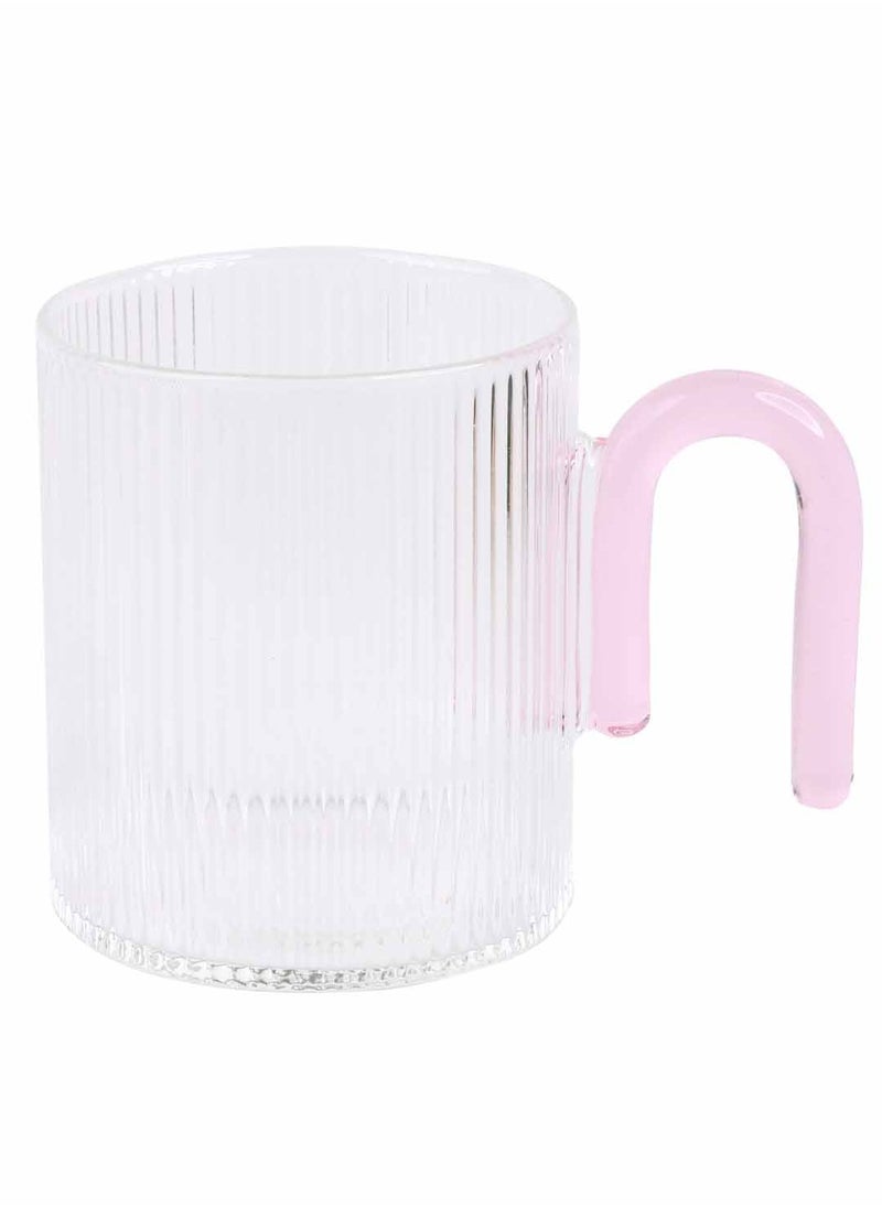 Prickly Pear Deco Clear Glass Mug 300ml  - Image 1