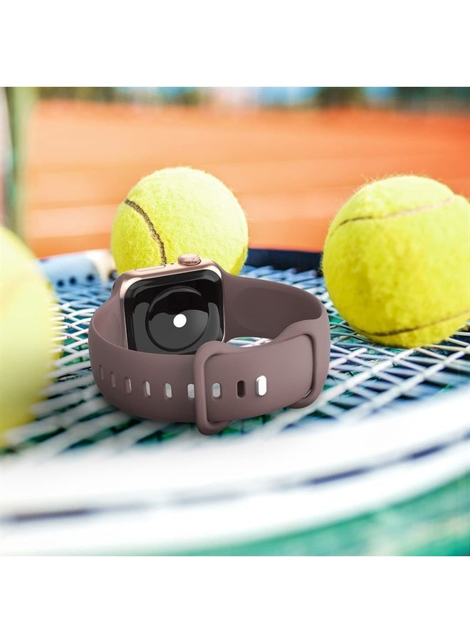 ZALAVER - 6 Pack Bands Compatible with Apple Watch Band 38mm 40mm 41mm 42mm 44mm 45mm 49mm Men Women, Soft Silicone Sport Strap for iWatch Ultra Series 8 7 6 5 4 3 2 1 SE - Image 1