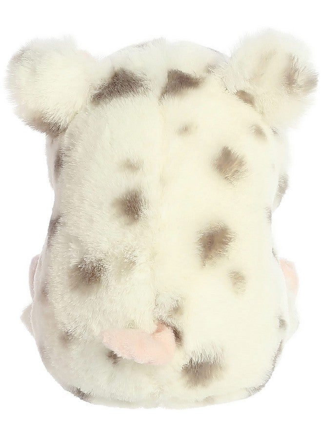 Aurora® Round Rolly Pet™ Periwinkle Pig™ Stuffed Animal - Adorable Companions - On-The-Go Fun - White 5 Inches - Image 4