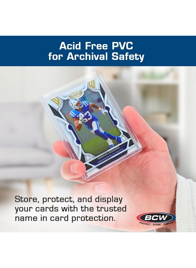 BCW 59 PT Thick Card Top Loaders | Protective Thick Toploaders for Trading Cards Up to 59PT | Rigid Card Toploader for Memorabilia & Collectibles | 100 Pack - Image 4